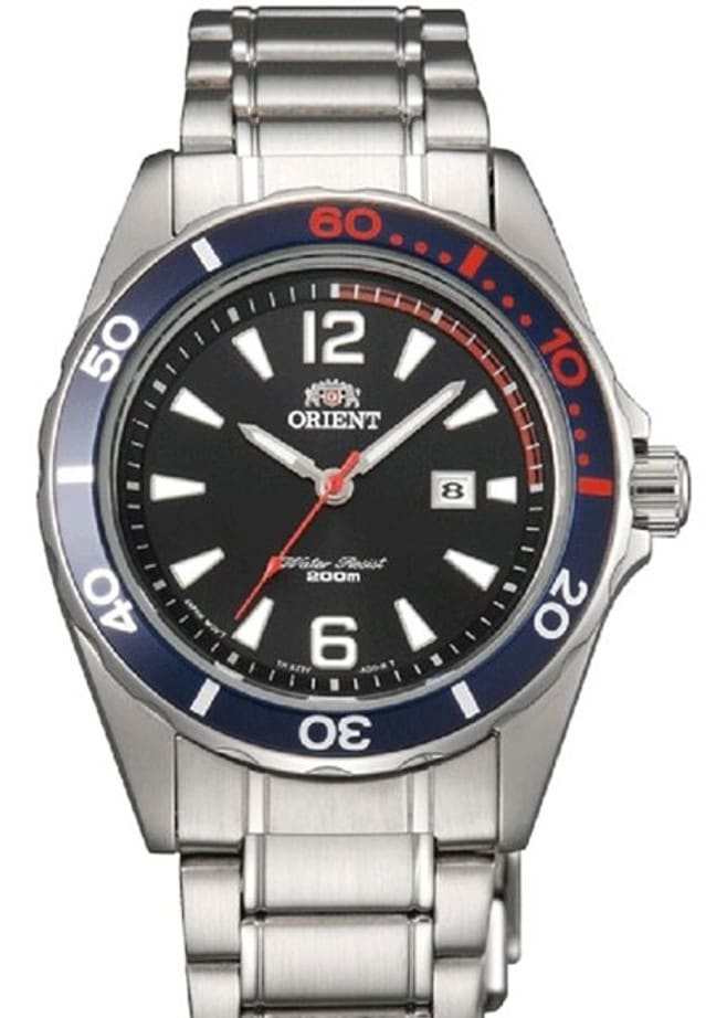 Orient 200 Meter Ms. Diver Quartz Watch on a Stainless Steel Bracelet #SZ3V001B