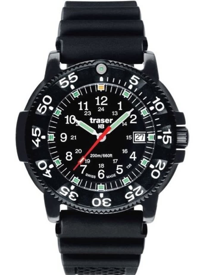 Traser 45mm Black Storm Pro Tactical Edition Black PVD Watch #P6504.930.35.01
