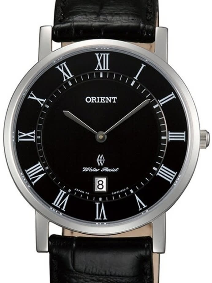 Orient Class Quartz Dress Watch with Sapphire Crystal and Deep Black Dial  #GW0100GB