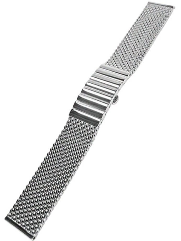 STAIB Satin Finish Mesh Bracelet #STEEL-2792-1340PBL-S (Straight End, 22mm)