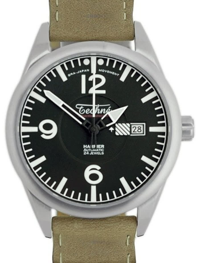 Techne Automatic 41mm Harrier Aviator Watch with Anti-Reflective Sapphire Crystal  #363.062