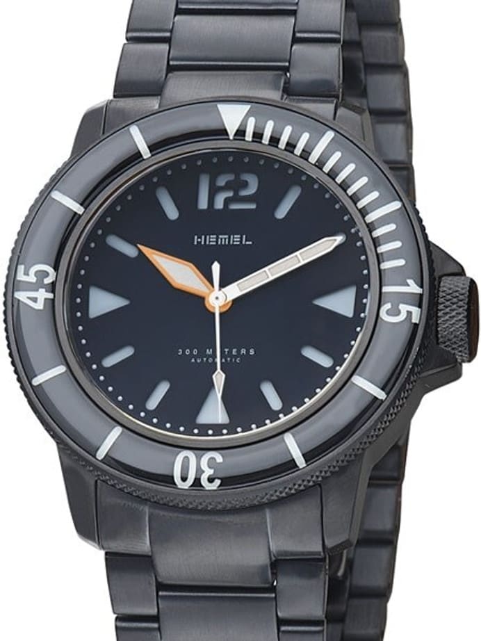 HEMEL 300-Meter Automatic Dive Watch with Luminous Bezel and AR Sapphire Crystal #HDNO1