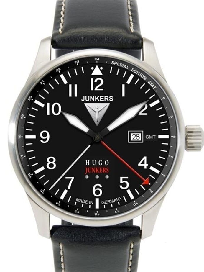 Junkers 150 Years Hugo Junkers Anniversary 40mm GMT Watch #6644-2