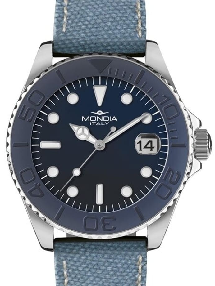 Mondia Madison Sport Quartz Watch with Blue Dial #MI764SS-01BL-CF