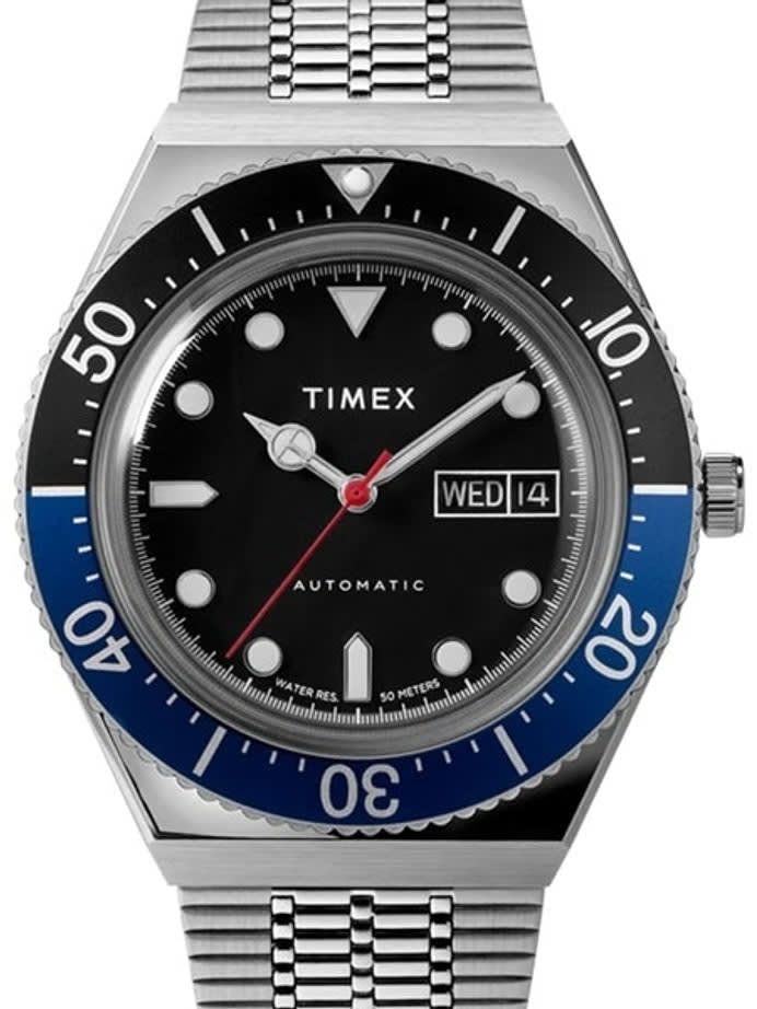 Timex M79 Automatic Watch with 40mm Stainless Steel Case and Matching Bracelet Watch #TW2U29500ZV