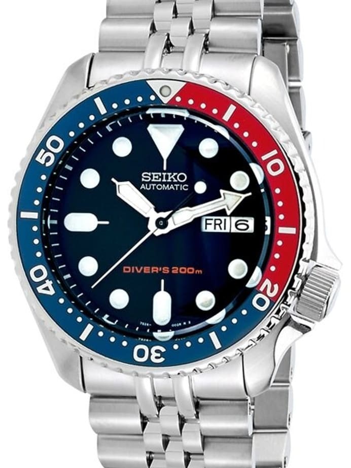 Scratch and Dent - Seiko SKX009 Divers Watch Strapcode Super-J "Louis" Edition with a Double-Domed AR Sapphire Crystal #SKX009