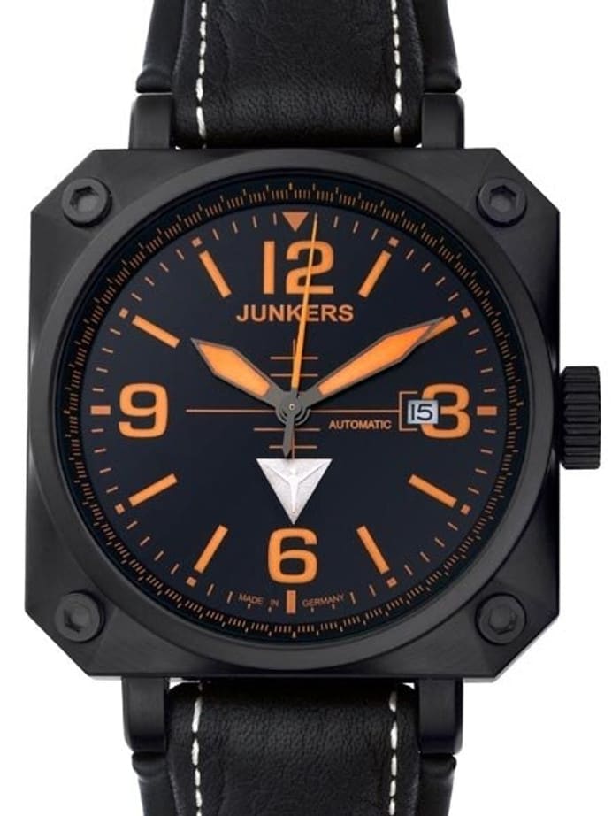 Junkers Horizon Miyota Automatic Airplane Cockpit-Style Watch #6752-5