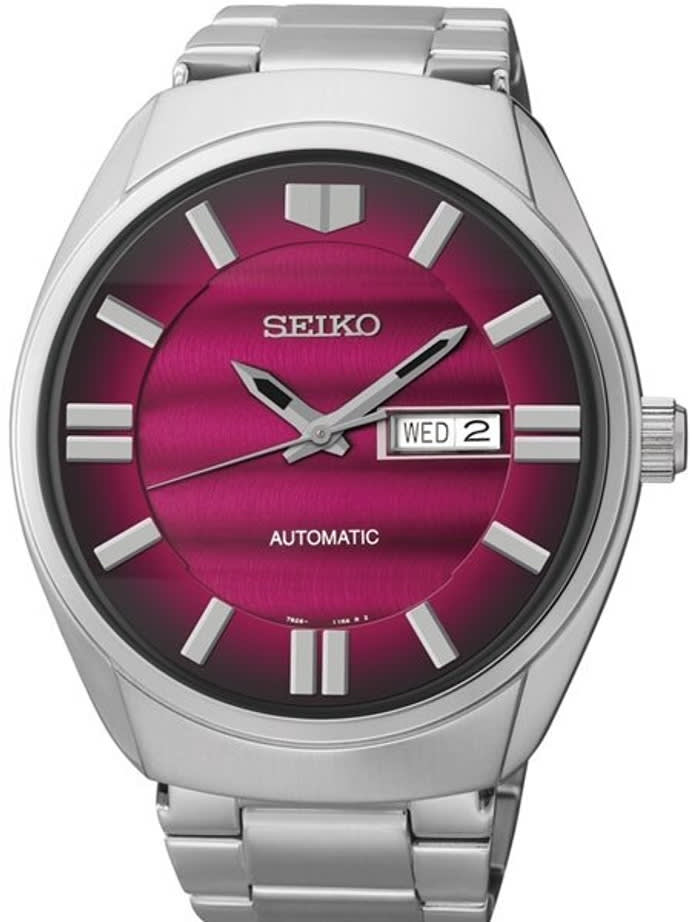 Seiko Recraft Series Automatic Watch with 43.5mm Stainless Steel Case and Matching Bracelet #SNKN05
