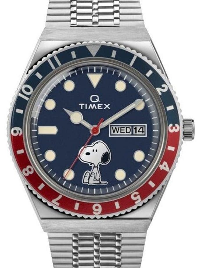 Q Timex Reissue of 1970's 38mm Stainless Steel Bracelet Watch #TW2U71300ZV