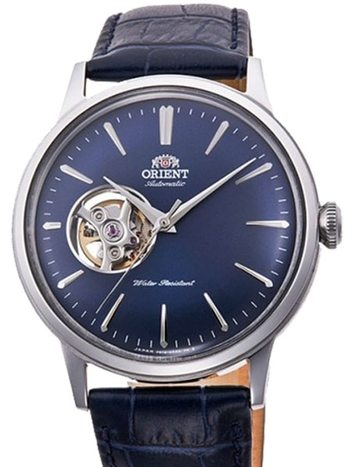 Scratch and Dent - Orient Bambino Open-Heart Automatic Dress Watch with Blue Dial #RA-AG0005L10A 1