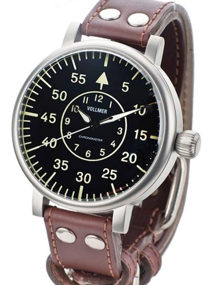 Vollmer W584B Kampfgruppen WWII-Style 55mm Limited Edition COSC Certified Chronometer