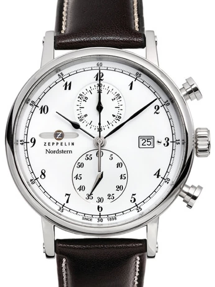 Graf Zeppelin Nordstern Series Two-Eye Swiss Quartz Chronograph #7578-1