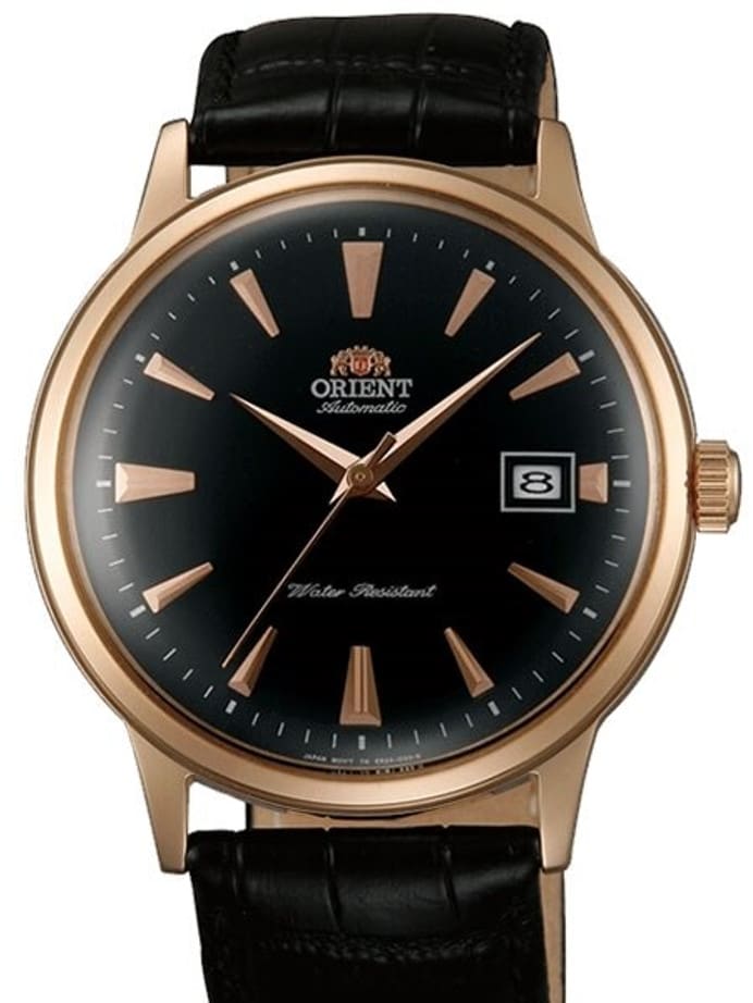 Scratch and Dent - Orient 2nd Generation Bambino Automatic Watch with Rose Goldtone Case and Hour Markers #AC00001B
