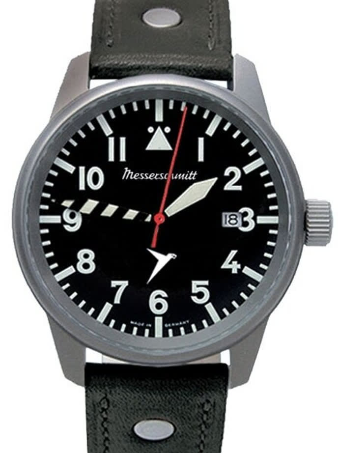 Messerschmitt 41mm Light Weight Titanium Case Pilot's Watch #ME-68Ti