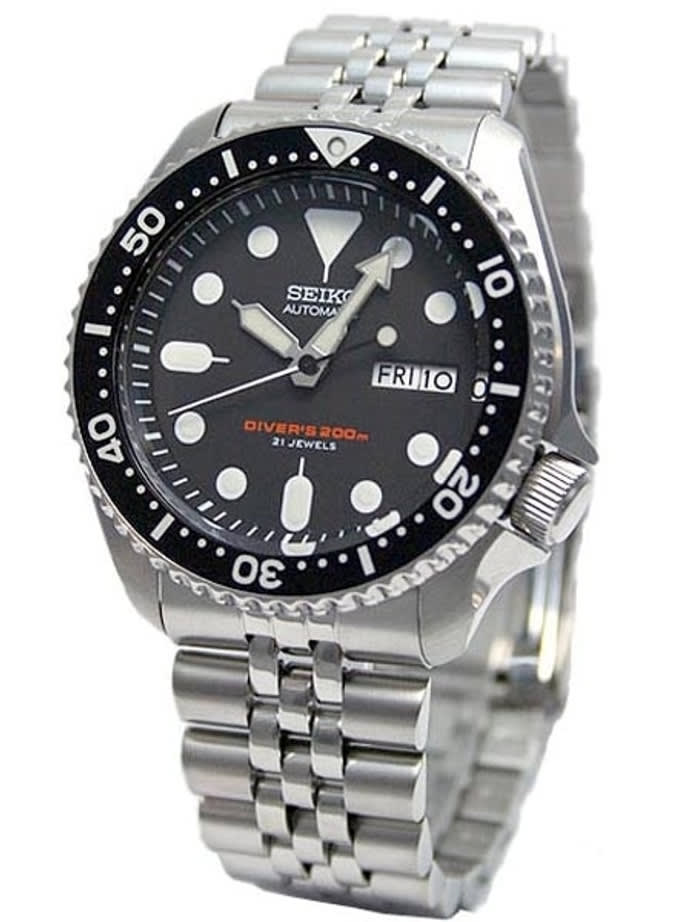 Scratch and Dent - Seiko Automatic Dive Watch with Stainless Steel Bracelet #SKX007K2 4