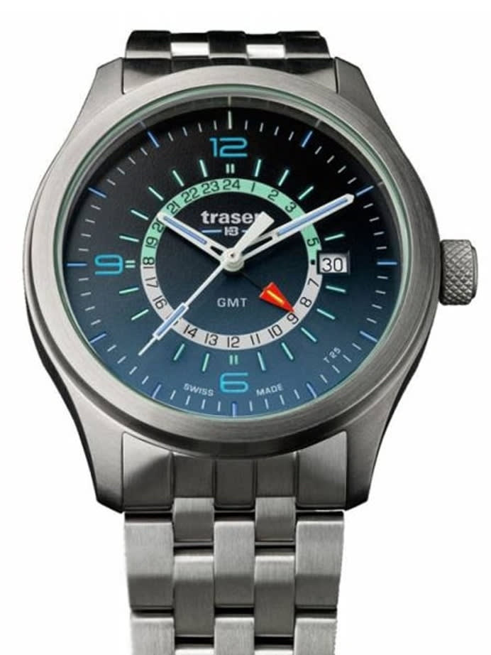Traser P59 Aurora GMT, Dual-Time Watch with an Anti-Reflective Sapphire Crystal #107036