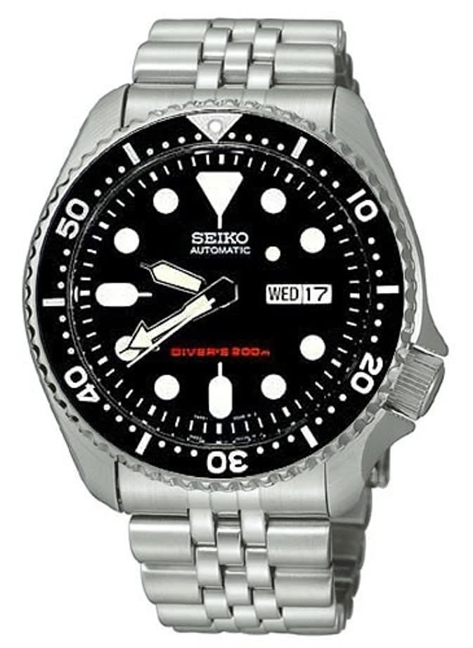 Scratch and Dent - Seiko Automatic Dive Watch with Stainless Steel Bracelet #SKX007K2 32