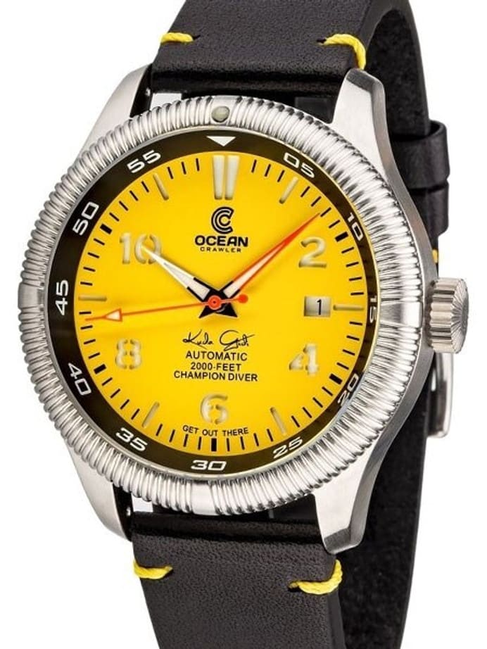 Ocean Crawler Champion Diver Swiss Automatic Watch with AR Sapphire Crystal #CD-225