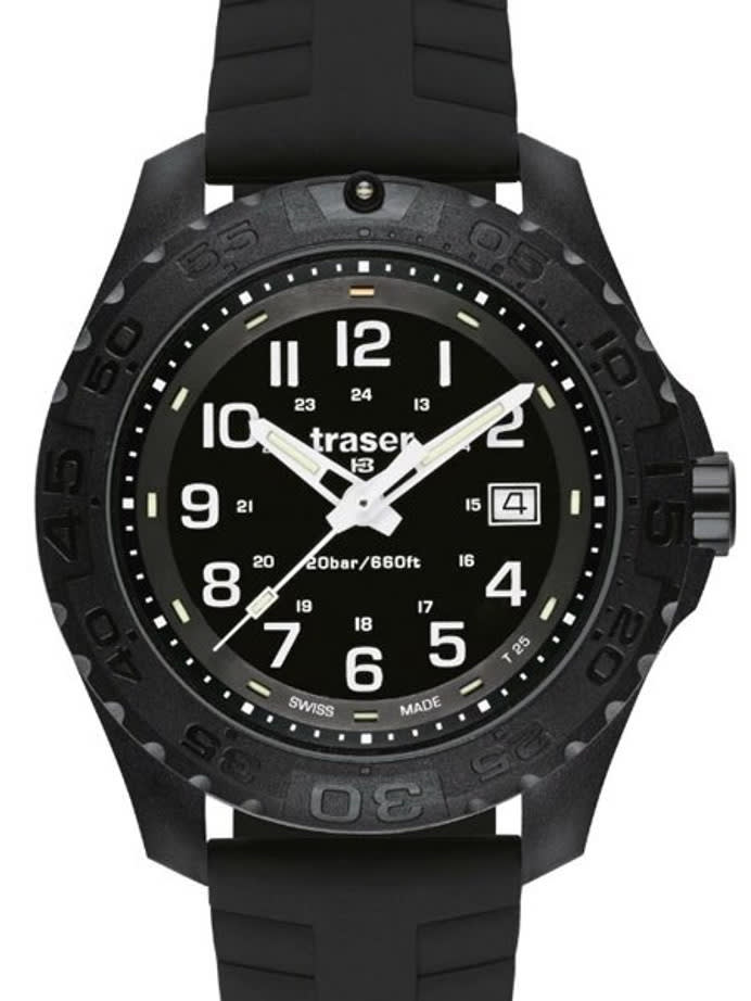 Scratch and Dent - Traser Outdoor Pioneer Watch with Tritium Illumination and Rotating Black Bezel #102905