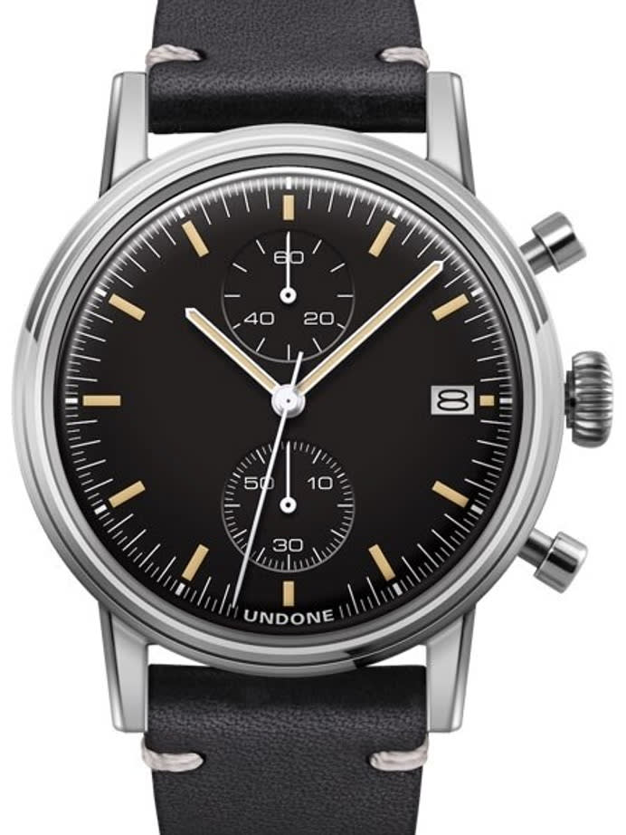 Undone Speedy Two-Eye, MechaQuartz Chronograph with 60-Minute Stopwatch #Speedy