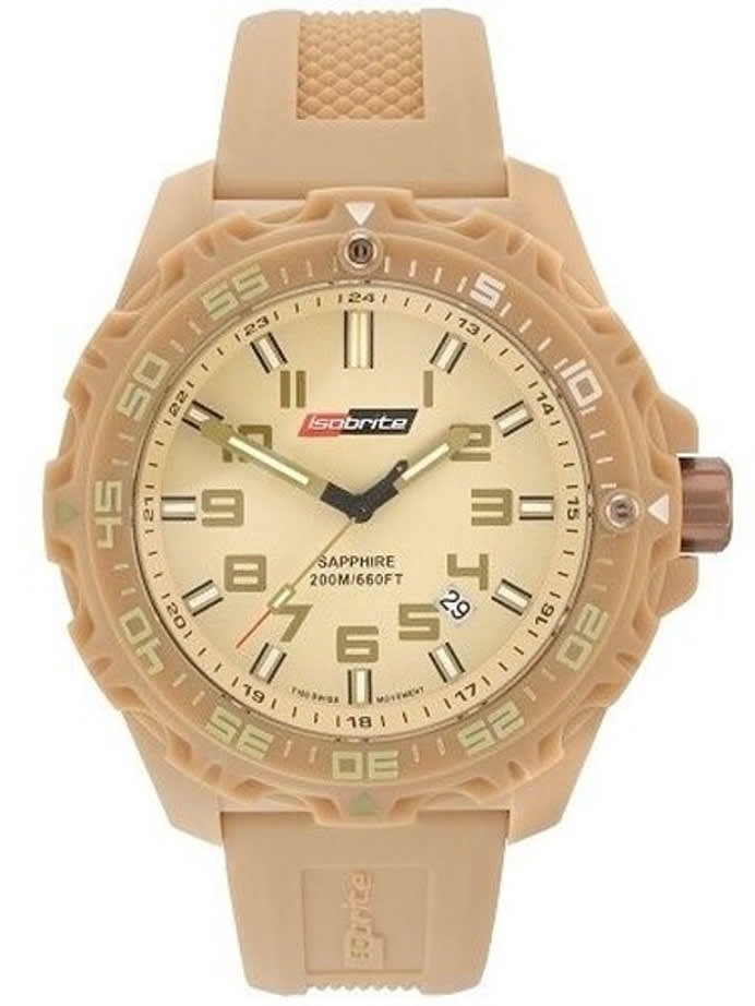 Armourlite Isobrite Tan Valor Watch with T-100 Tritium Illumination and Sapphire Crystal #ISO305