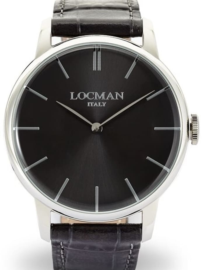 Locman 1960's Collection Elegant Quartz Dress Watch with 41mm Case #0251V07-00GYNKPA