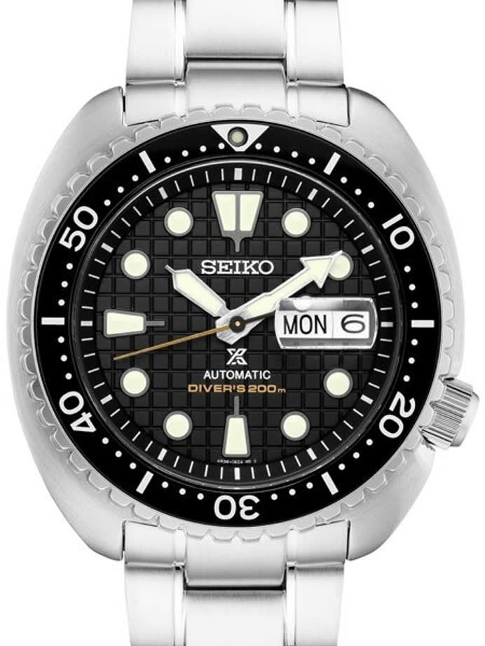 Seiko King Turtle Prospex Automatic Dive Watch with Black Dial and a Sapphire Crystal #SRPE03