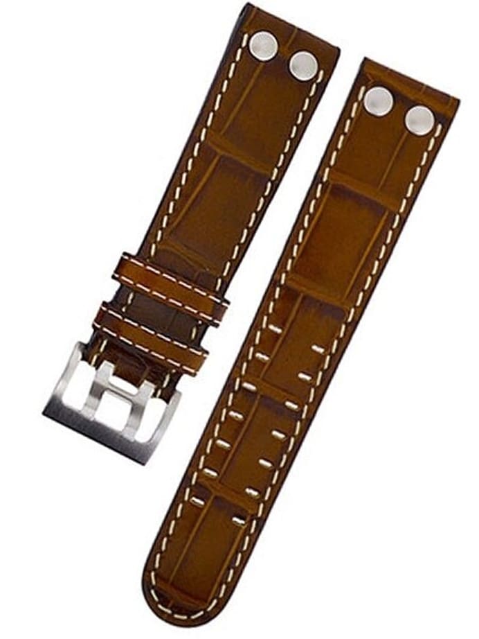 Di-Modell Venezuela Aviator Style Alligator Grain Leather Watch Strap #122018