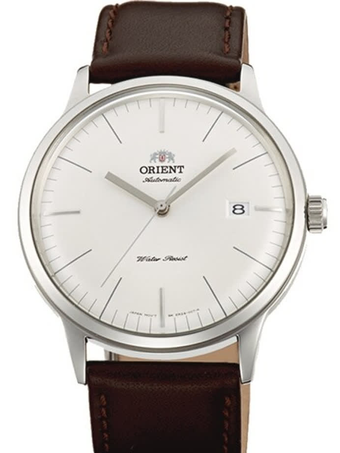 Scratch and Dent - Orient Bambino V3 Automatic Dress Watch with White Dial, Applied Silver Hour Markers #ER2400MW 4