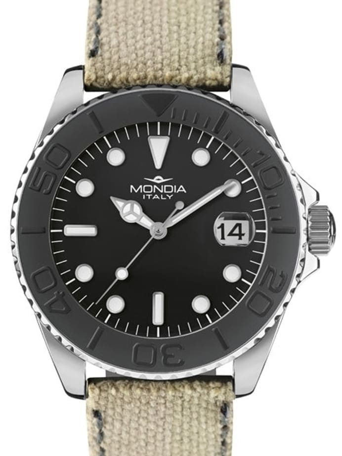 Mondia Madison Sport Quartz Watch with Black Dial #MI764SS-02BK-CF