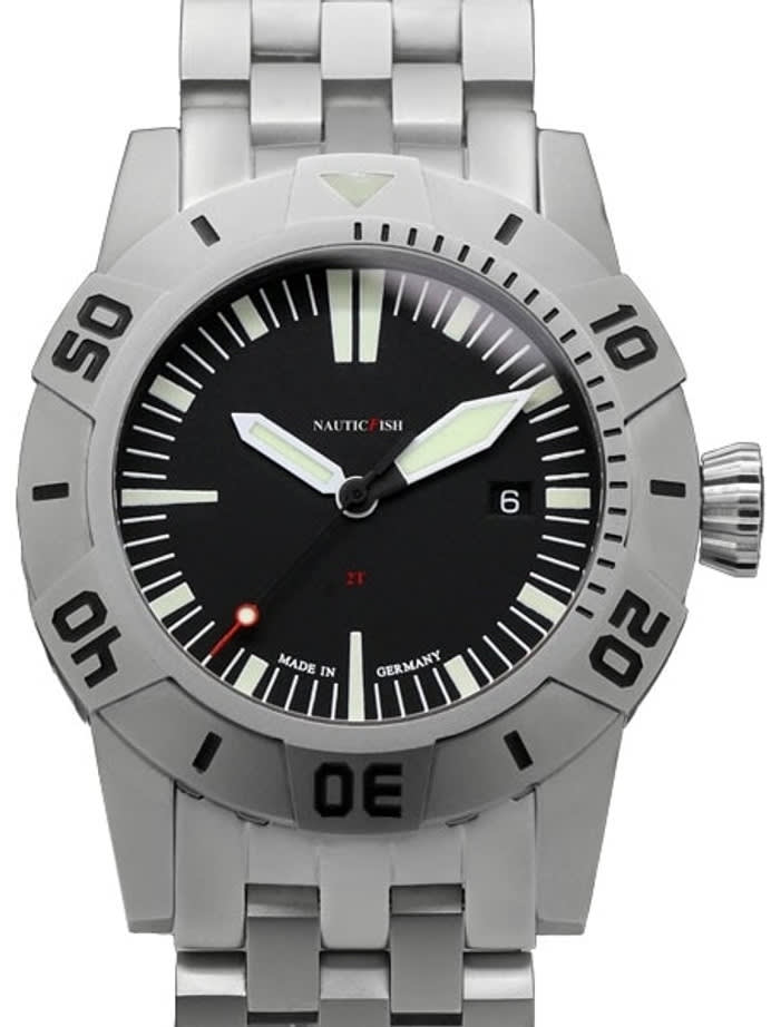 Nauticfish German Made 2000 Meter Automatic Pro Divers Watch with AR Sapphire Crystal #2T