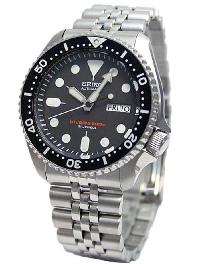 Scratch and Dent - Seiko Automatic Dive Watch with Stainless Steel Bracelet #SKX007K2 12