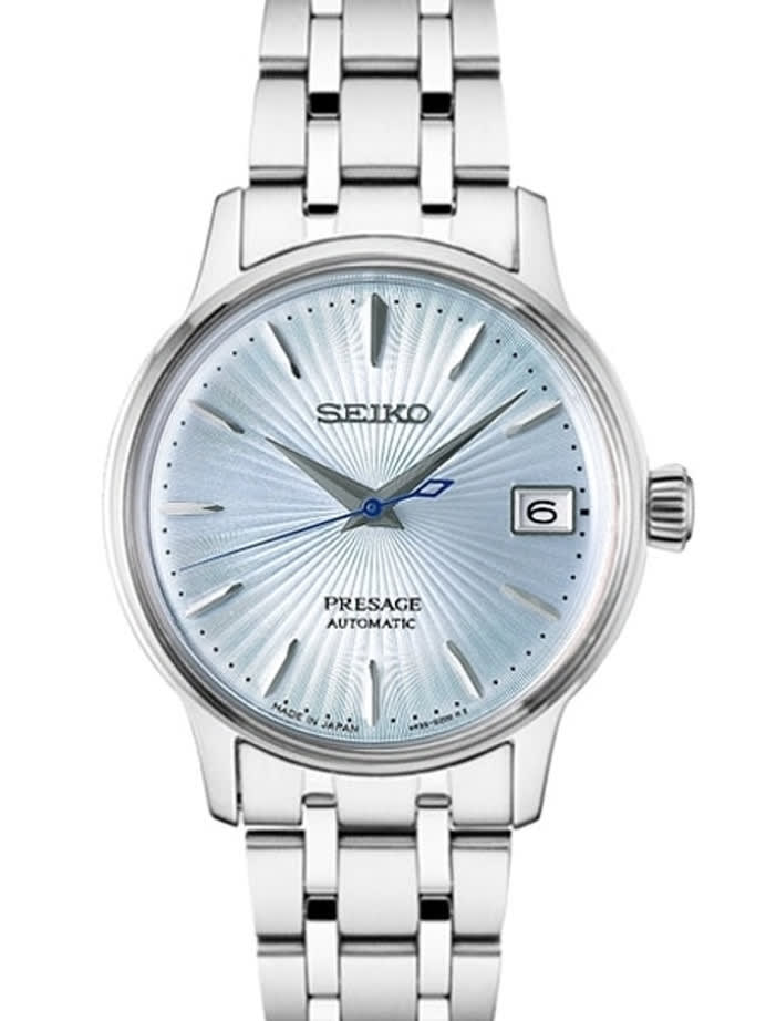 Ladies Seiko Presage "Cocktail Time" Automatic Dress Watch with 33.8mm Case #SRP841