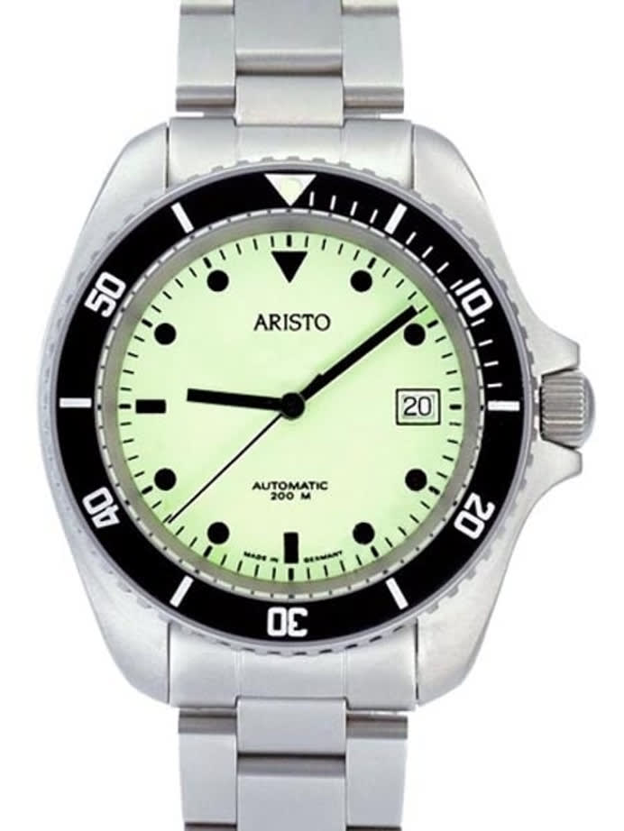 Aristo 3H35 Dakar Swiss Automatic Watch with Matte Case and Luminous Dial