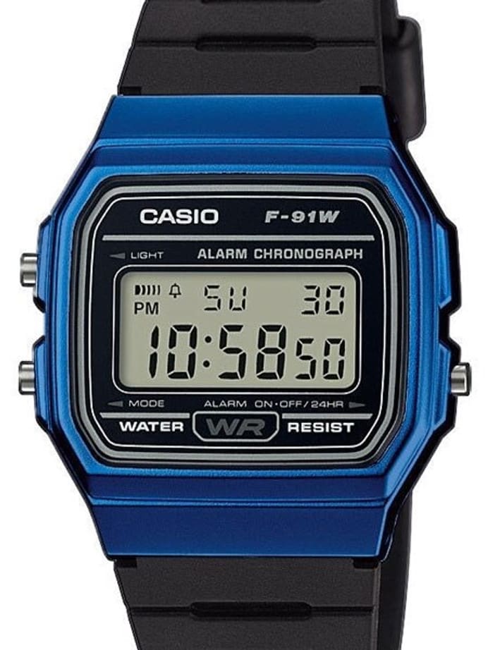Casio Men's Vintage Series Digital Resin Strap Watch #F-91WM-2A