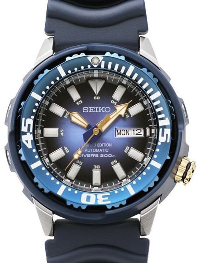 Seiko Limited Edition Superior Blue Diver with new 24-Jewel Automatic Movement #SRP453