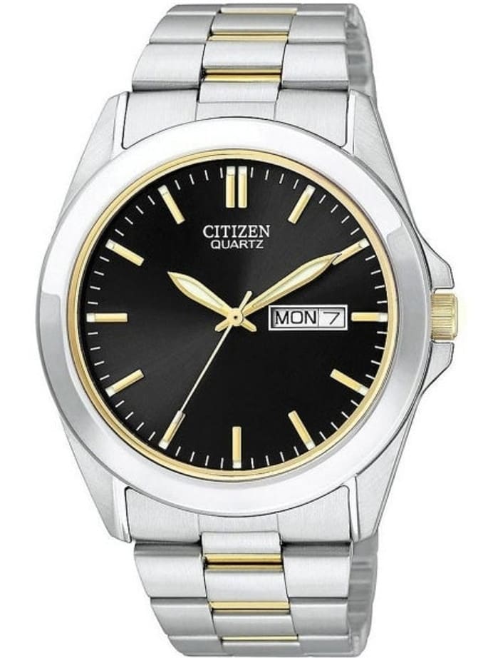 Citizen Two-Tone Quartz Watch with Stainless Steel Bracelet #BF0584-56E