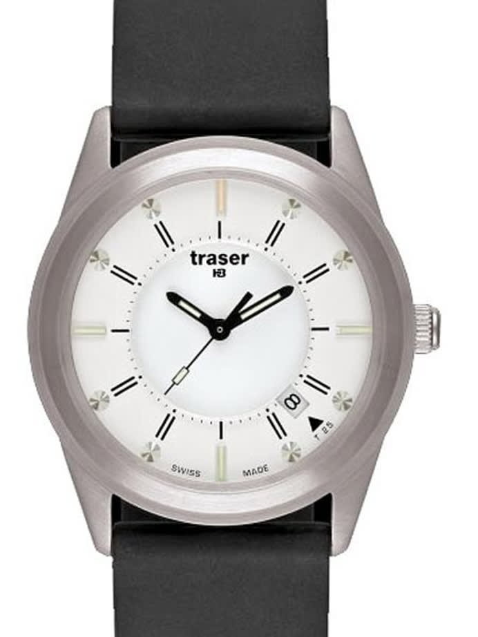 Traser Classic Translucent Dial, Silicone Strap Quartz Watch T4302.84C.E3A.08