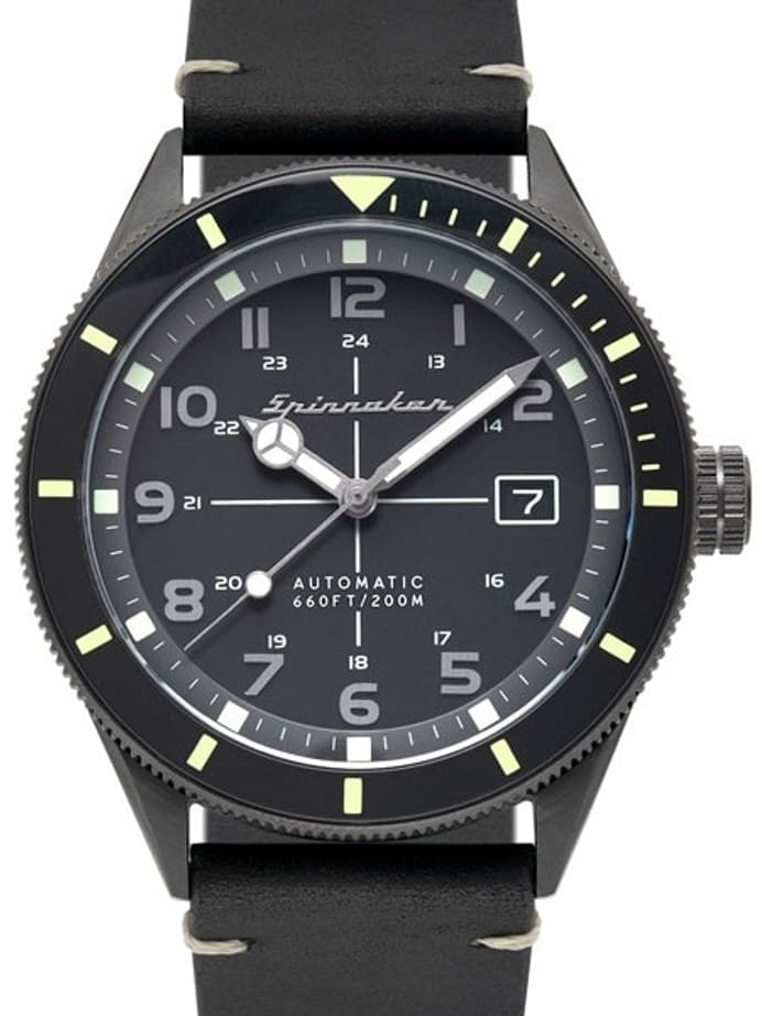 Spinnaker 43mm Cahill Automatic Dive Watch with Sapphire Crystal, Luminous Bezel #SP-5064-01