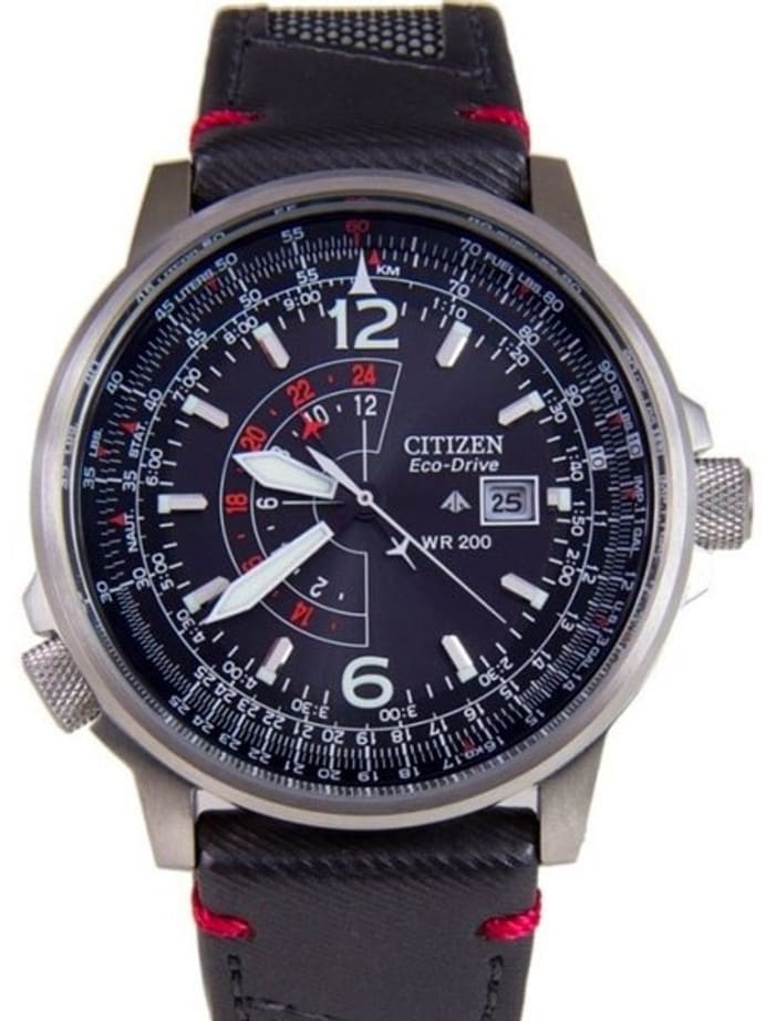 Citizen Promaster Eco-Drive Dual-Time Pilot Watch #BJ7017-09E