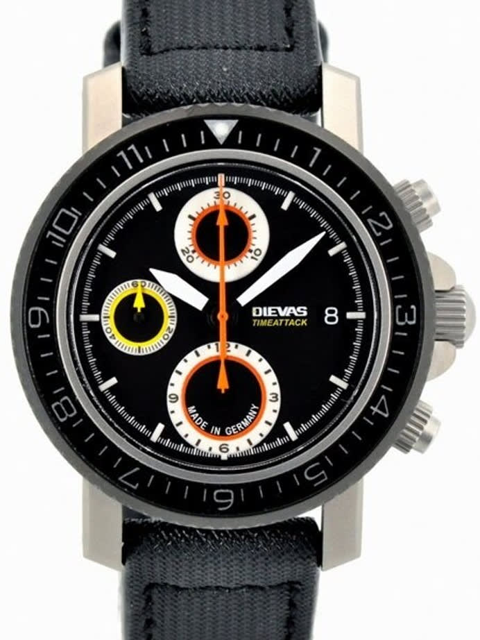 New! German Made Dievas TimeAttack Racing Inspired Chronograph Watch