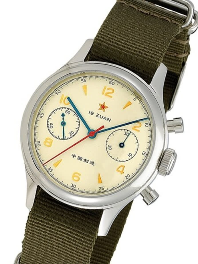 Scratch and Dent - Seagull 1963 Hand Wind Mechanical Chronograph with Sapphire Crystal #6345G-2901 5