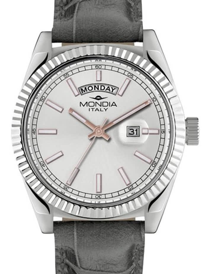 Mondia Madison Quartz Dress Watch with Silver Dial #MI756SS-07SL-CP