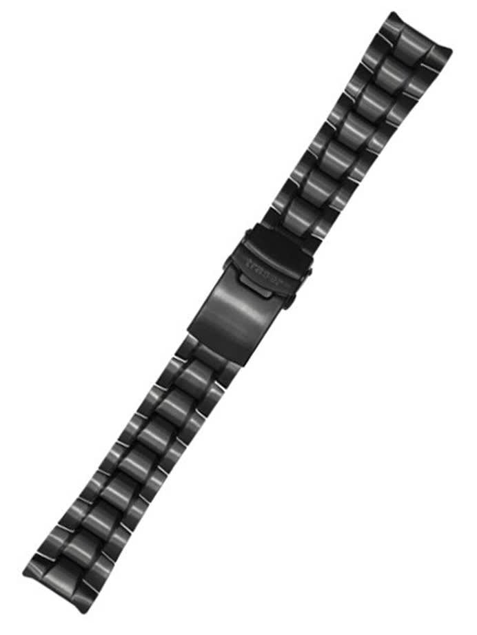 Traser OEM (22mm) Signature Black PVD SS Bracelet for P6504 Watches #traser8
