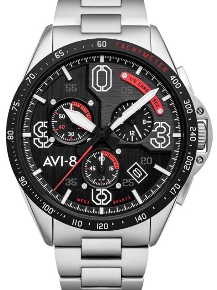 AVI-8 Legion Blakeslee Pilot  Chronograph Watch #AV-4077-11