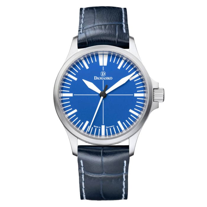 Damasko Swiss Automatic Watch with a 39mm Bead-Blasted Submarine Steel Case #DK30-Ocean