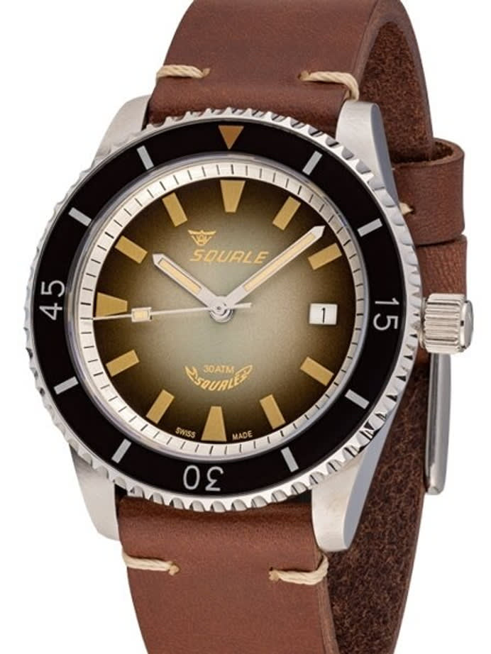 Squale Montauk 300 Meter Swiss Made Automatic Dive Watch with Sapphire Crystal #MTK-03