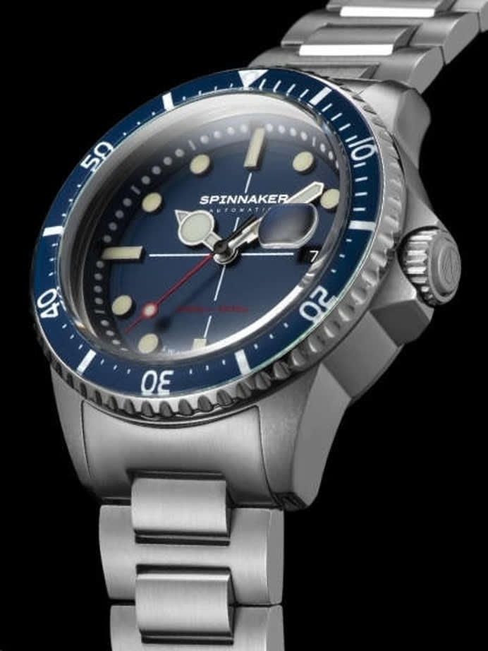 Spinnaker Blue Tesei Mille Metri 1000-Meter Swiss Automatic Dive Watch #SP-5090-22