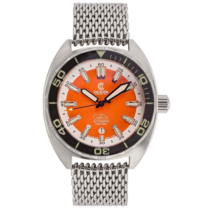 Ocean Crawler Core Diver Swiss Automatic Watch with AR Sapphire Crystal #CD-V3-1322
