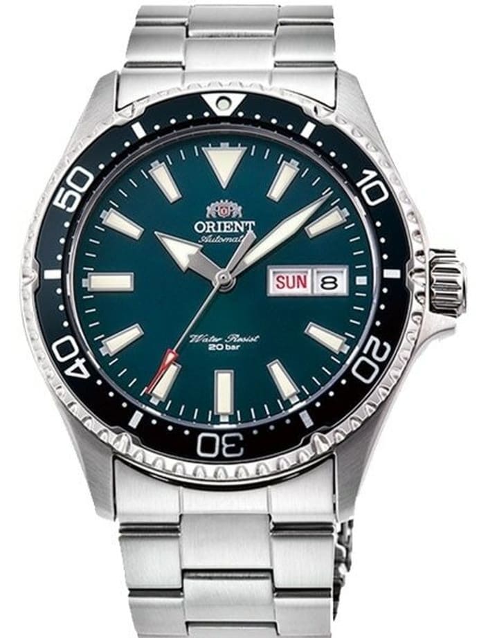 Scratch and Dent - Orient Kamasu Green Dial Automatic Dive Watch #RA-AA0004E19A